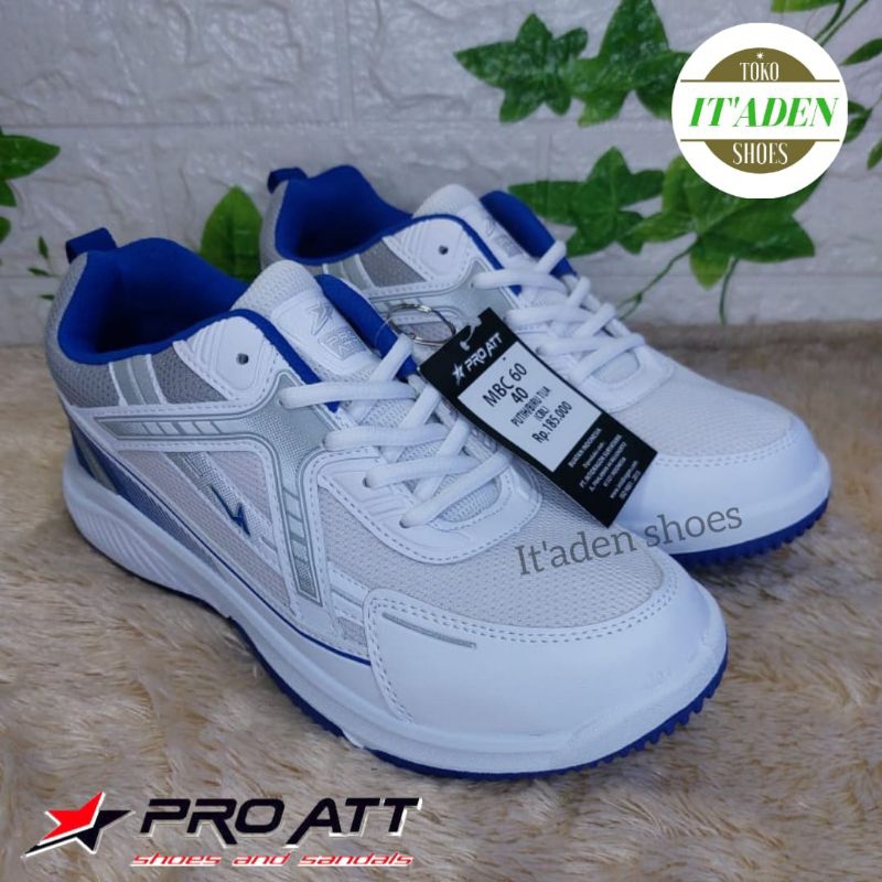 Jual sepatu Pro ATT MBC 60 Putih biru tua | Shopee Indonesia