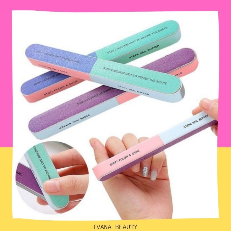 Jual Alat Amplas Kikir Kuku Manicure Pedicure Nail Buffer Gel Art Tool Nail Buffer Shopee