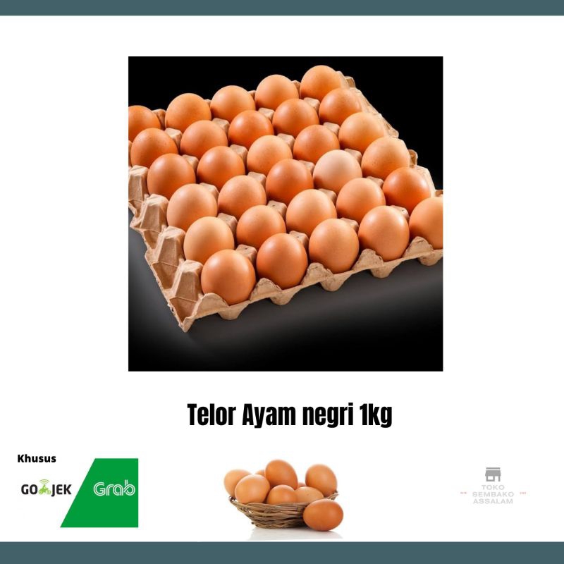 Jual Telor Ayam Negri 1kg Telur Ayam Shopee Indonesia 5003