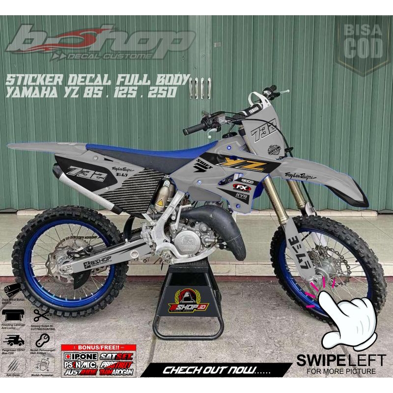 Yz 250 Yamaha Moto 125 Enduro Yamaha 125 250 YZ 2021 Graphic Kit