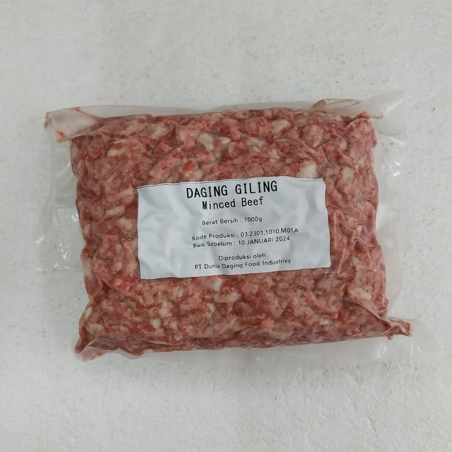 Jual Daging Sapi Giling Minced Beef 1kg Shopee Indonesia