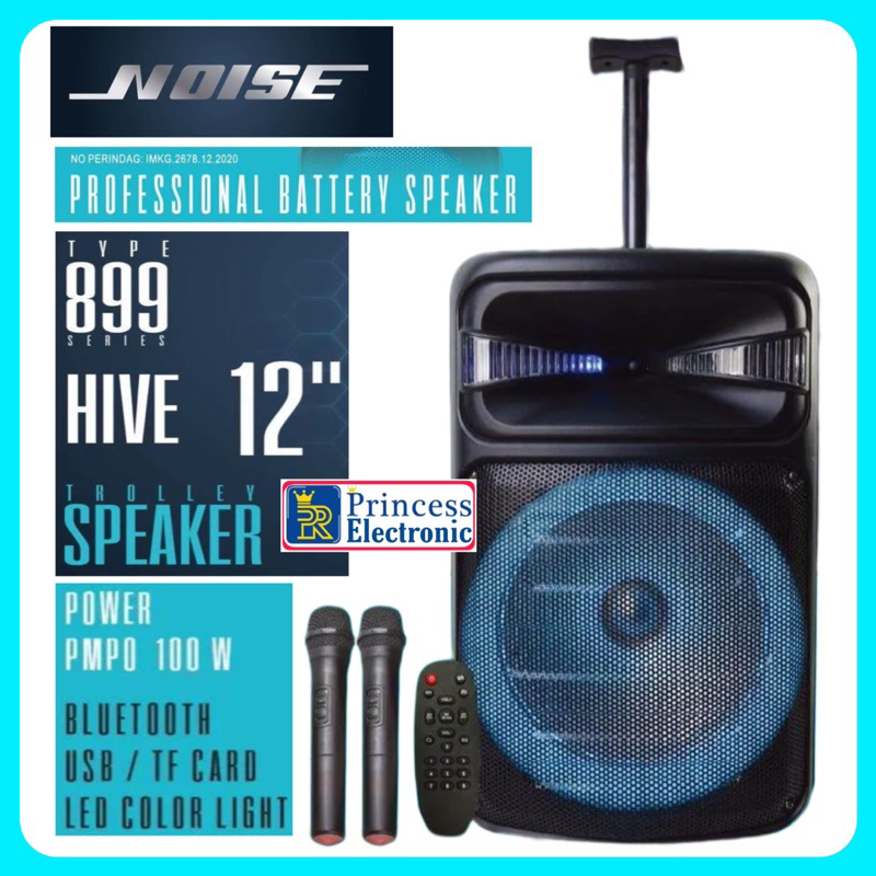 Jual Speaker Portable Wireless Noise 899 O HIVE 12 Inch Karaoke ...