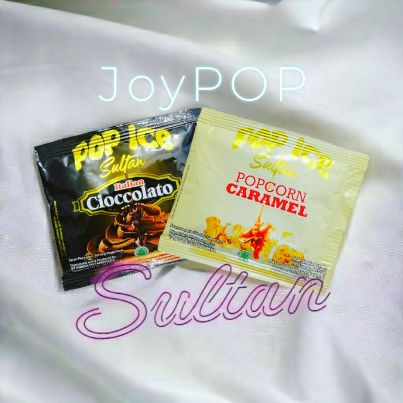 Jual Pop Ice Sultan Viral Shopee Indonesia