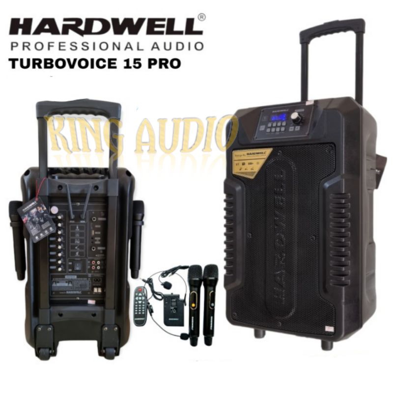 Jual Portable Hardwell Turbovoice 15 Pro Original Speaker 15 Inch