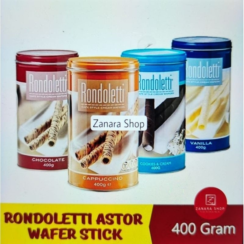 Jual RONDOLETTI RONDOLETI WAFER ROLL 400GR SATUAN | Shopee Indonesia