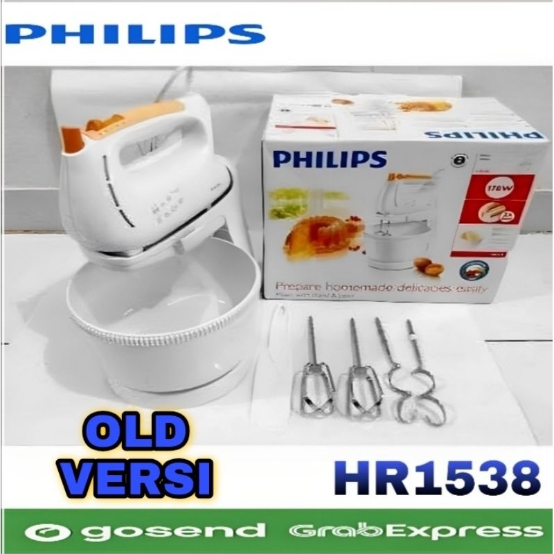 Jual Mixer com Stand Mixer Philips Hr 1538 Shopee Indonesia
