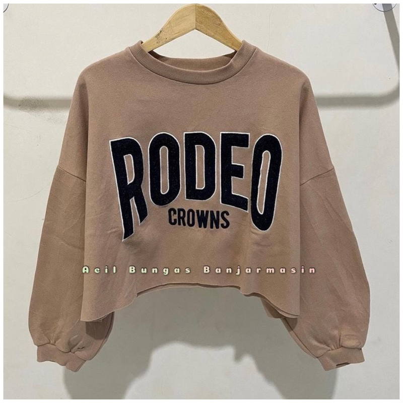 Jual SWEATER CROPE RODEO CROWNS (IC) | Shopee Indonesia