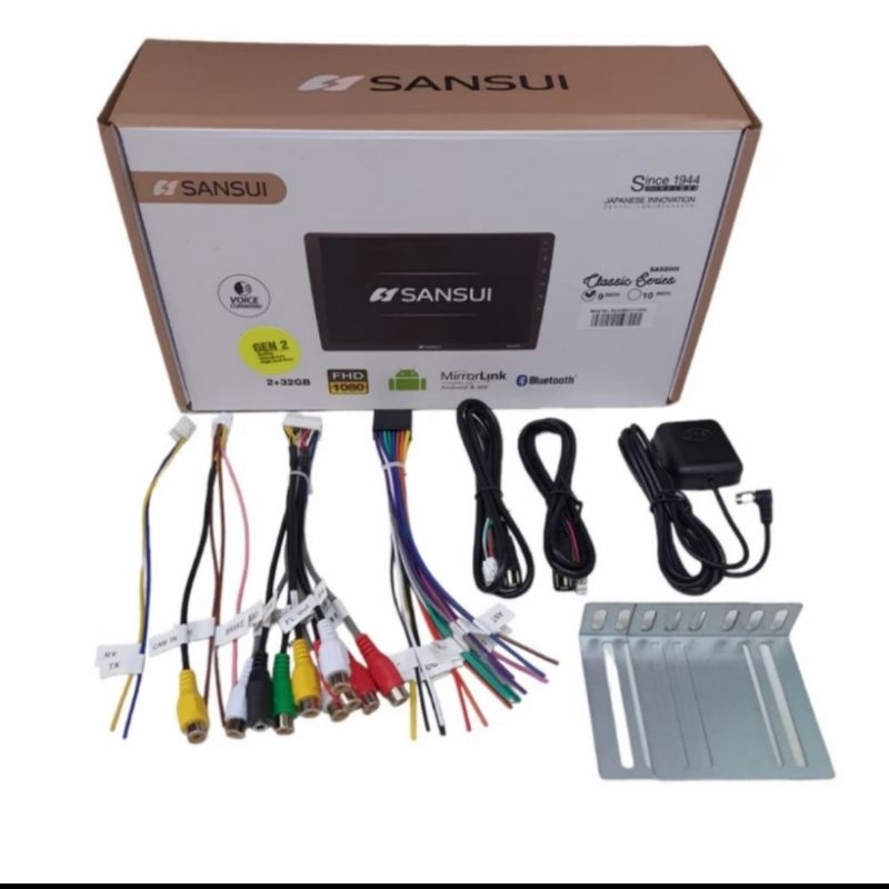 Jual head unit android 9 inch sansui classic sa5200i ram 2 gb/rom 32