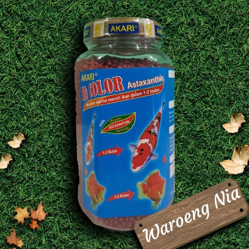 Jual Pelet Ikan Akari Hi Color Astaxanthin 300GR Pakan Ikan Koi Louhan ...
