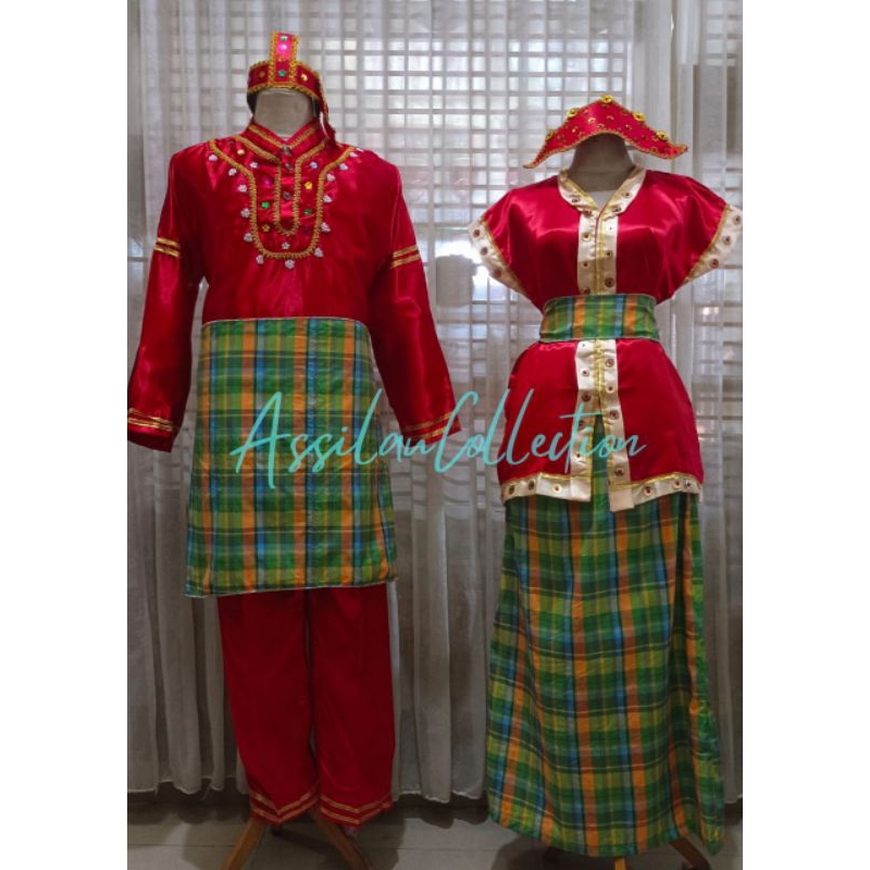 Jual Baju Adat Dewasa Sulawesi Selatan/Baju Bodo Dewasa Satuan (Laki
