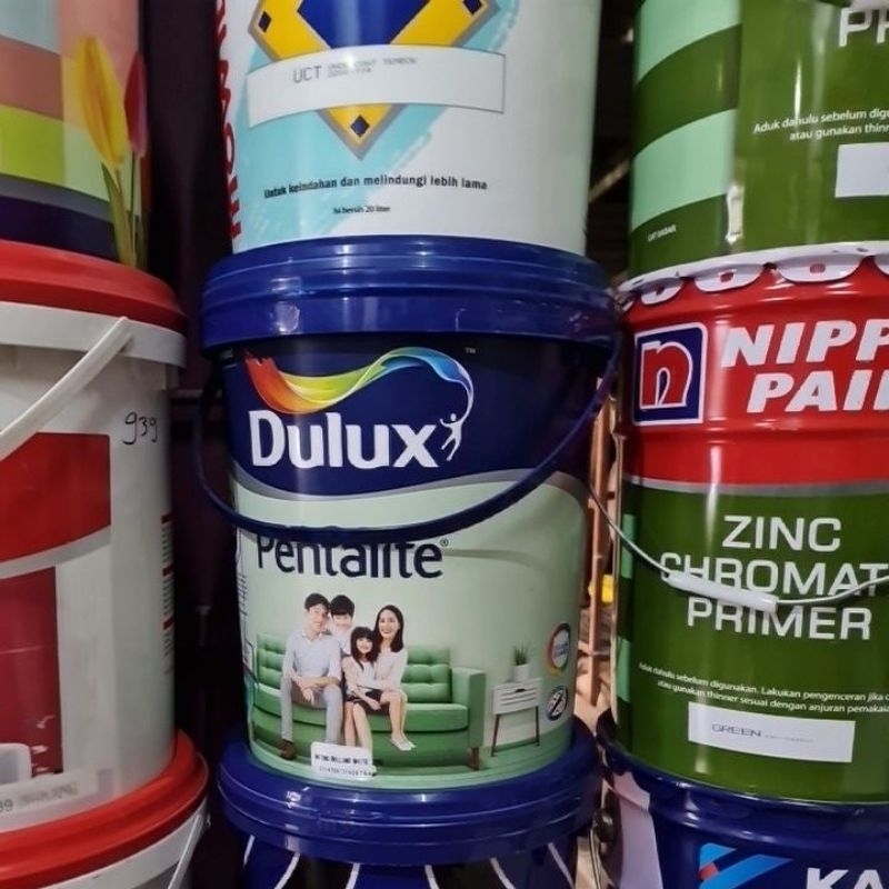 Jual Dulux Pentalite Ici 25kg Brilliant White Shopee Indonesia 8862