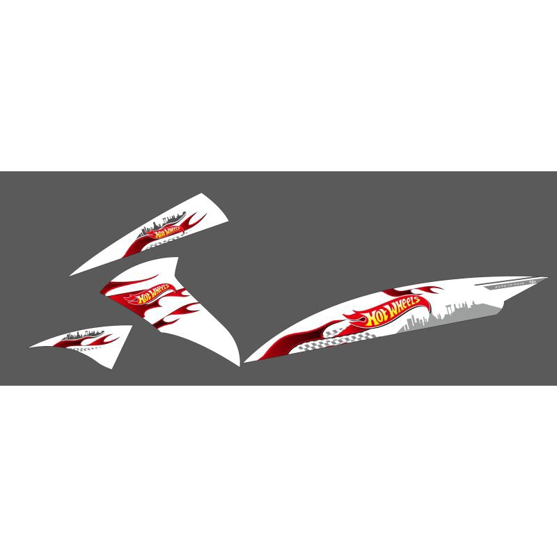 Jual striping sticker honda spacy motif hotwheels transparan custame ...