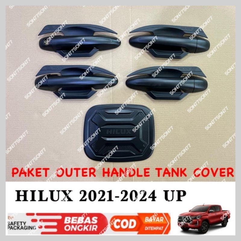 Jual Paket Outer Handle Tank Cover All New Hilux Tipe G