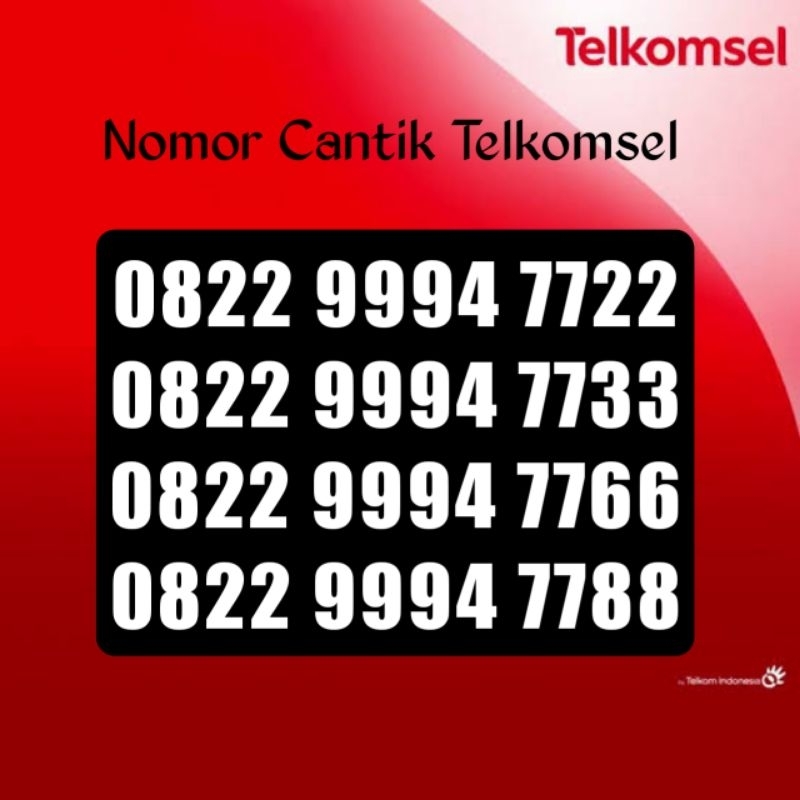 Jual Simpati Nomor Cantik ABAB CDCD Super AAA BBBB AABB AAAX LOOP 9994 ...