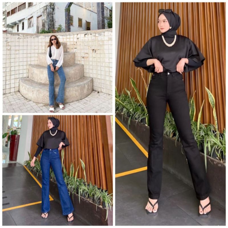 Jual CELANA JEANS CUTBRAY WANITA /HIGHWAIST CUTBRAY WANITA KEKINIAN ...