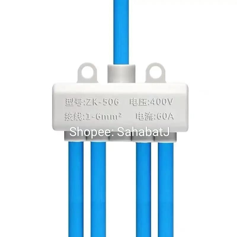 Jual Terminal Block Blok Konektor Kabel Mm High Power Connector Zk