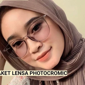 Frame Kacamata 8136 Lensa Blueycromic Lensa Photochromic Lensa Blueray Lensa Antiradiasi