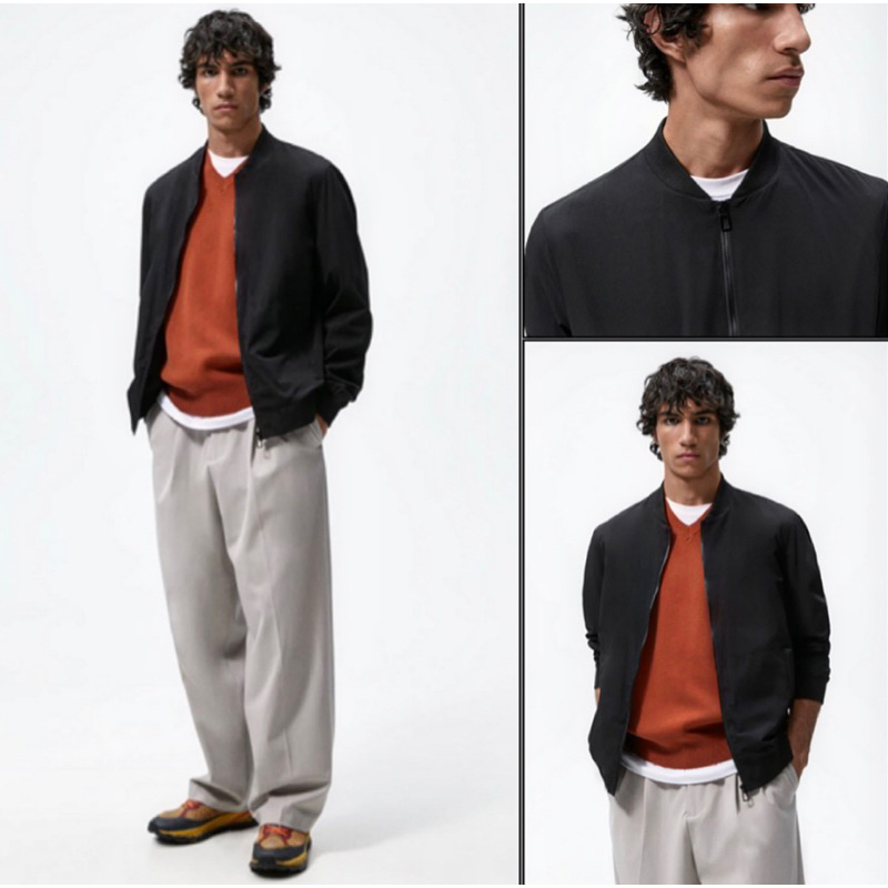 Jual Outer Basic Bomber Jacket (6 Colours) | Shopee Indonesia