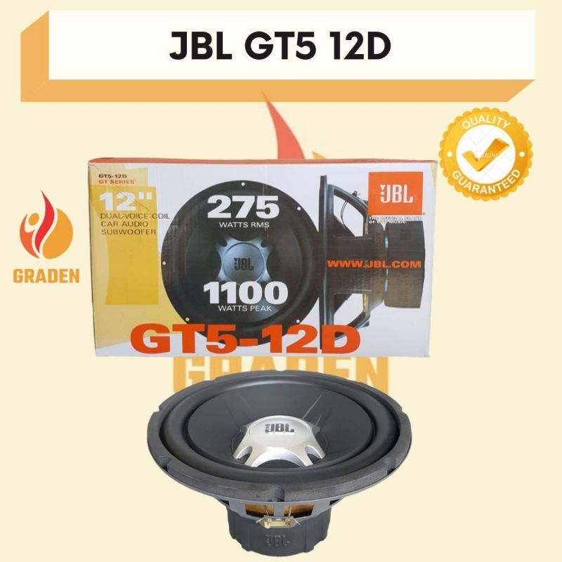 Jual SUBWOOFER MOBIL 12 inch JBL GT512D DOUBLE VOICE COIL / DOUBLE
