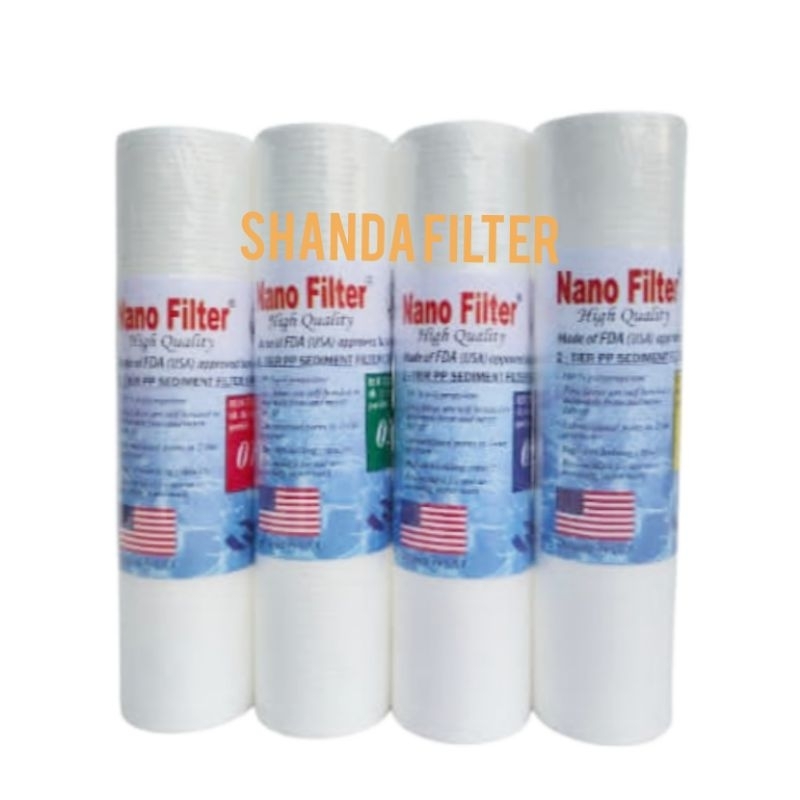 Jual Filter Air Sediment / Cartridge Filter Air NANO 10 inch / 01/03/05