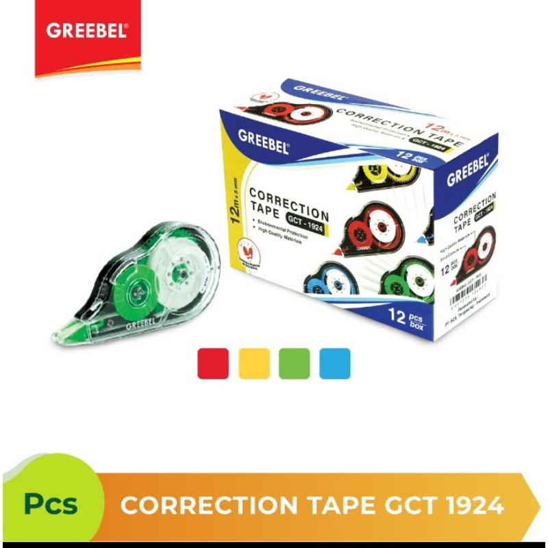 Jual Greebel Correction tape GCT 1924 | Shopee Indonesia