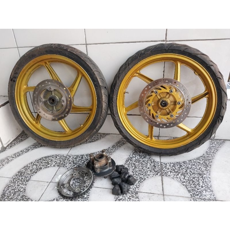 Jual Velg Pelk Old Cb150 Old K15 Fullset Bahan Pnp Shopee Indonesia