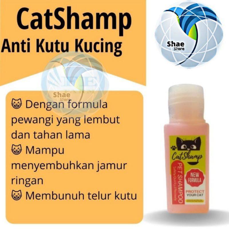 Jual GPSS- Shampoo Kucing Anti Kutu Anti Jamur Anti Rontok 30ml Cat ...