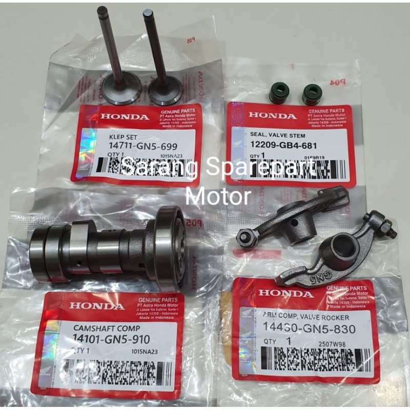 Jual Paket Noken As Camshaft Platuk Klep Set Seal Klep Grand