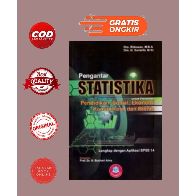 Jual Buku Pengantar Statistika Untuk Penelitian Pendidikan Sosial ...