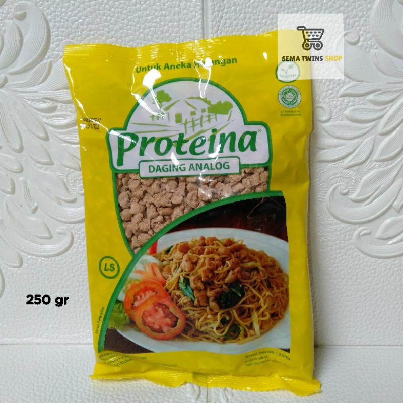Jual PROTEINA Daging Nabati 250gr / Prodela Ruhuey Cap tiga bintang ...