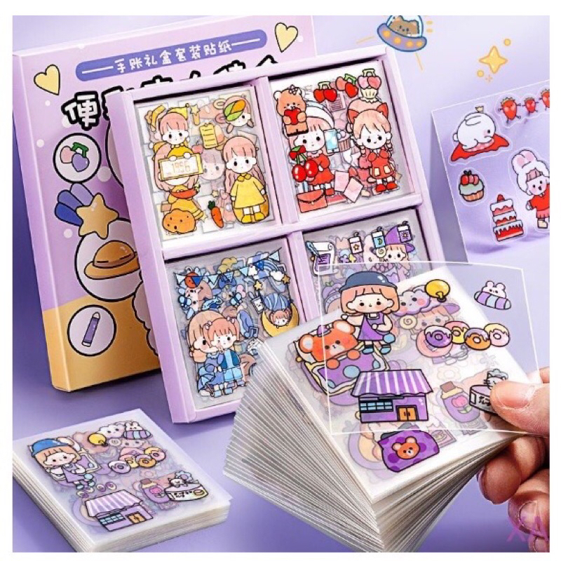 Jual sticker anak korea lucu isi 100 lembar Shopee Indonesia