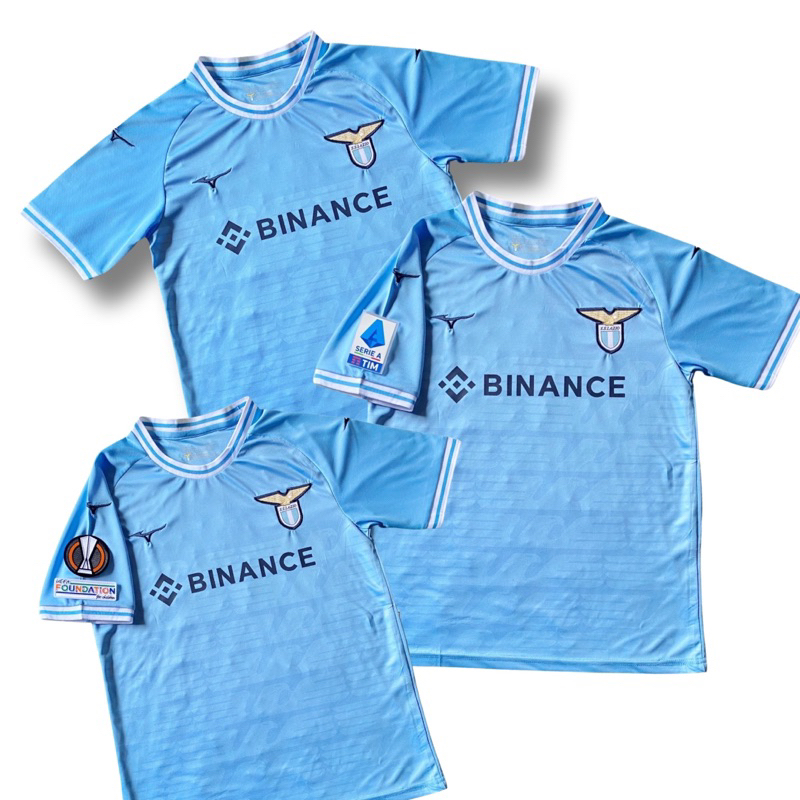 Jual Non Cod Gratis Nameset Baju Bola Lazio Home Shopee