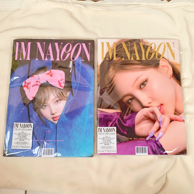 Twice Nayeon - 1st Mini Album 'IM NAYEON' Set (Versione I'm + Na + Yeon + Pop) + 2 Gift Card Negozio - K-POP Coreano Sigillato