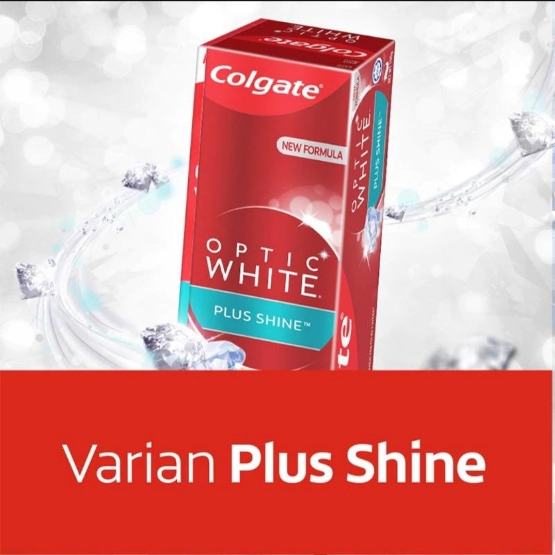 Jual Colgate Optic White Plus Shine Toothpaste 100gr | Shopee Indonesia