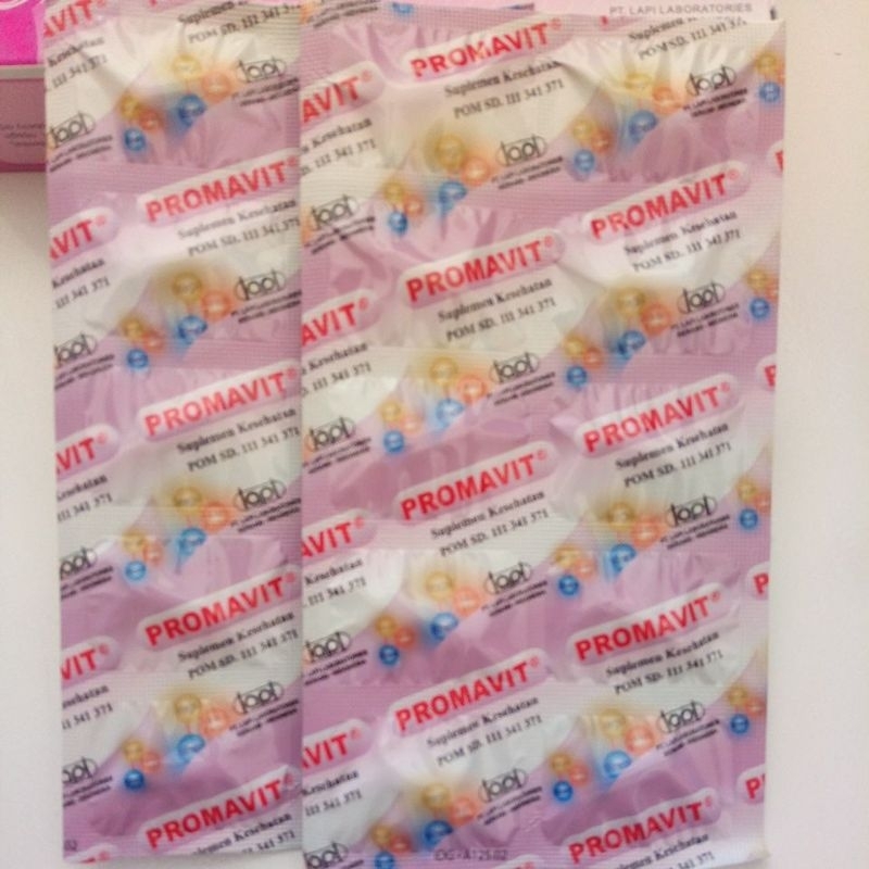 Jual Promavit / Strip @ 10 Kapsul / Suplemen Ibu Hamil & Menyusui ...
