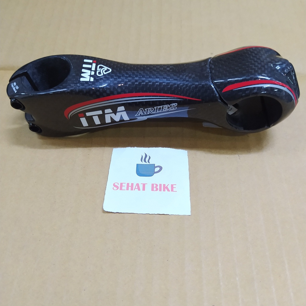 Jual Stem ITM ARIES 31.8 Carbon Original Stem Sepeda MTB