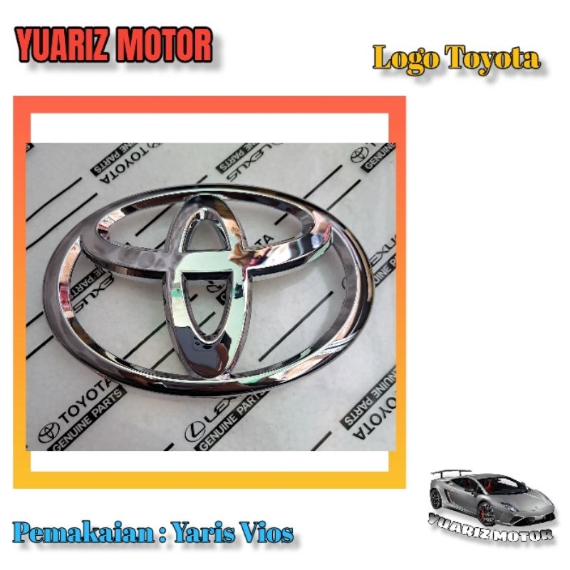 Jual Logo Grill Depan Toyota Vios Yaris Original Logo Bumper Depan Toyota Vios Yaris Shopee