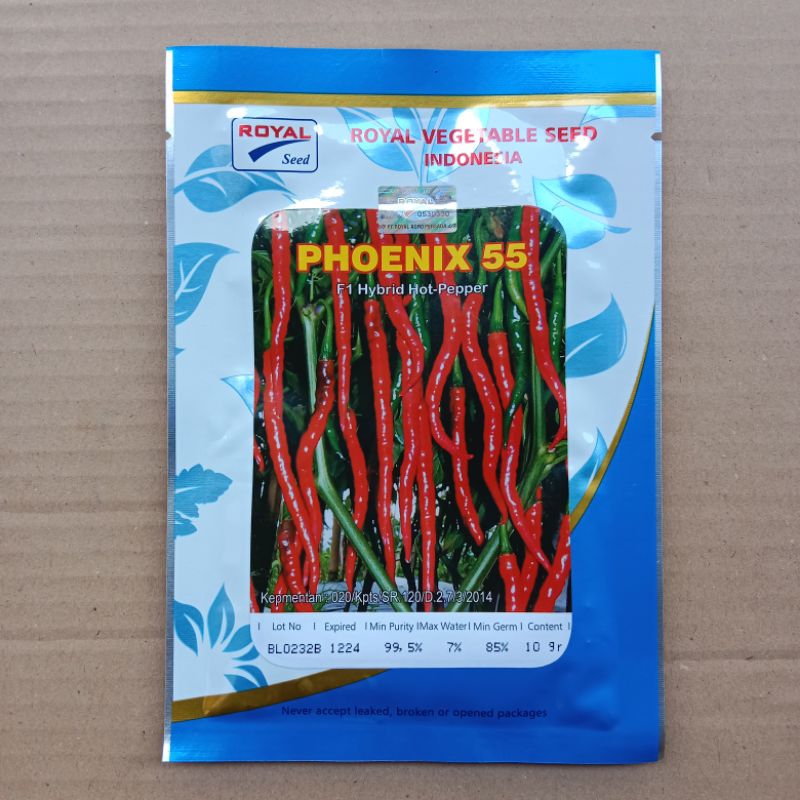 Jual Bibit Benih Cabai Cabe Keriting Hibrida F1 Phoenix 55 Berat 10gr Shopee Indonesia 