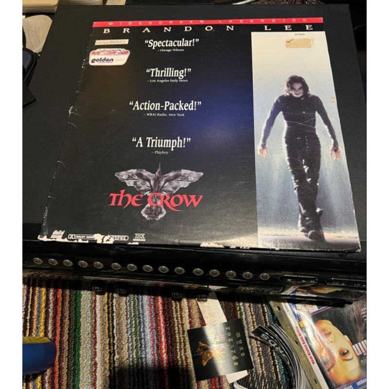 Jual Original Laserdisc The Crow Film Jadul Horror Laser Disc Shopee