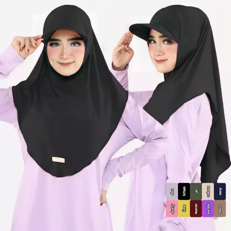 topi hijab sport