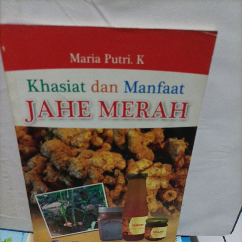 Jual Buku Khasiat Dan Manfaat Jahe Merah Shopee Indonesia