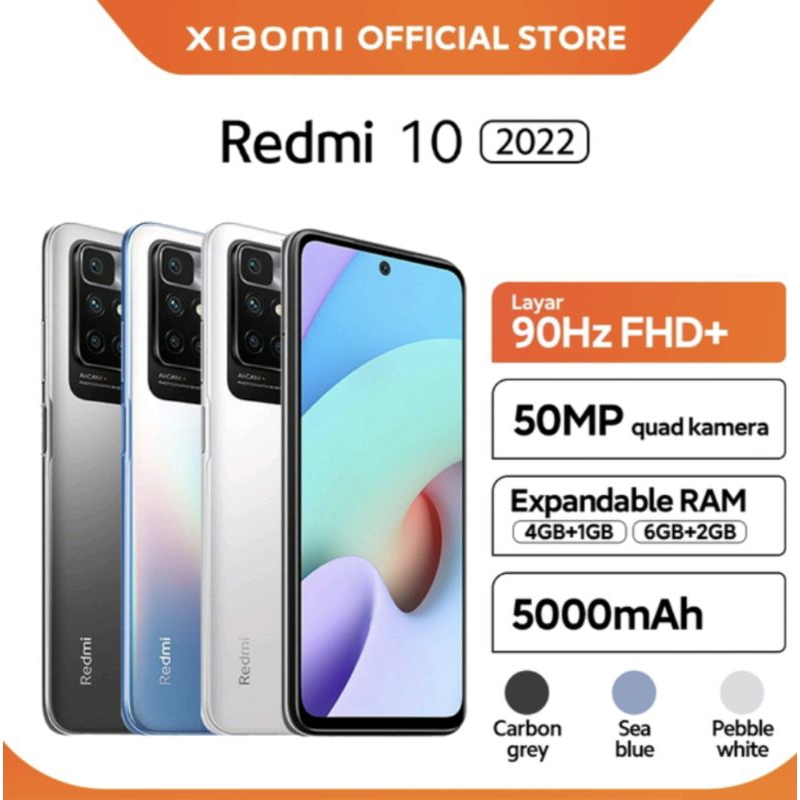 Jual Xiaomi Redmi 10 (4/64GB & 6/128GB) | Shopee Indonesia