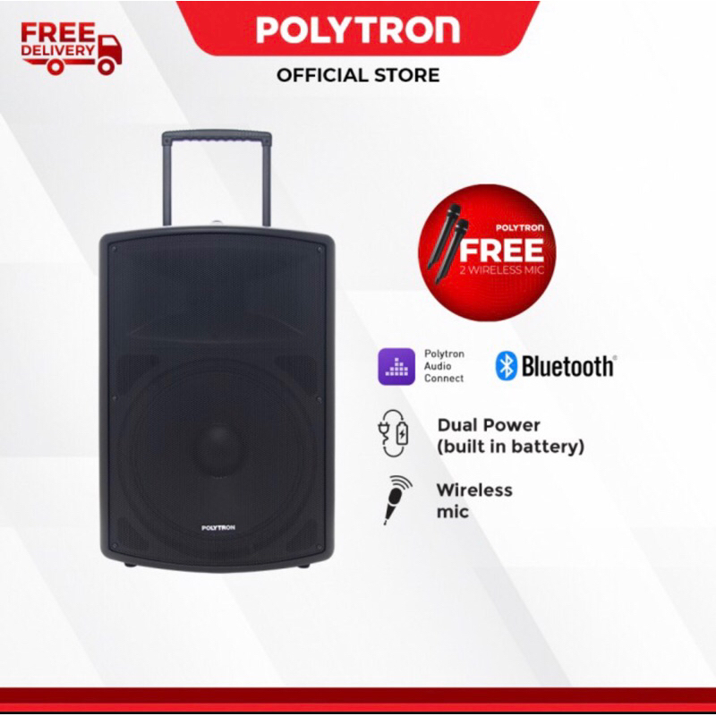 Jual Polytron Professional Salon Active Speaker PAS PRO15F3 Shopee