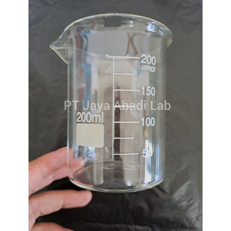 Jual Beaker Glass 200 Ml Kaca Low Form Gelas Kimia 200ml Gelas Ukur Kaca Shopee Indonesia 7742