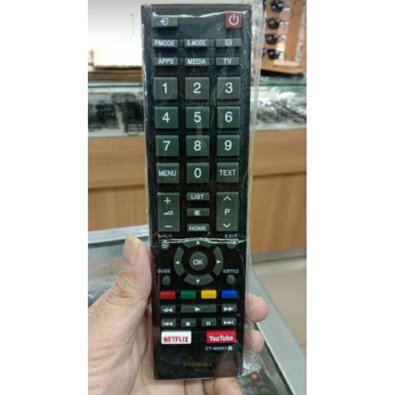 Jual Remot Tv Toshiba Smart Tv Led Lcd Untuk All Tipe Original Shopee Indonesia