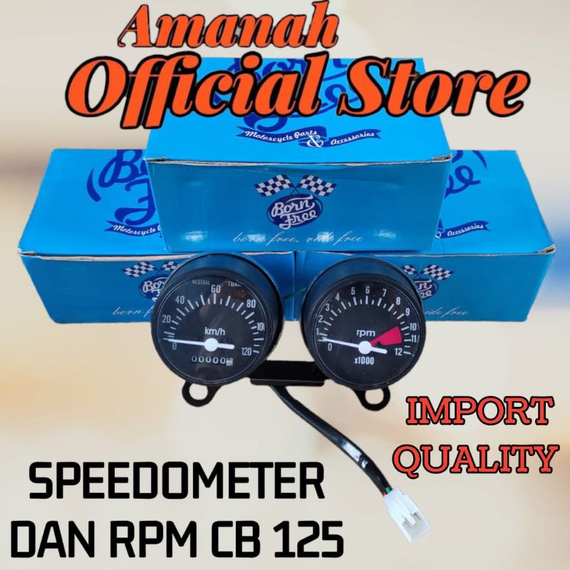 Jual speedometer spido spedo CB 125 CB 100 custom japstyle cafe racer ...