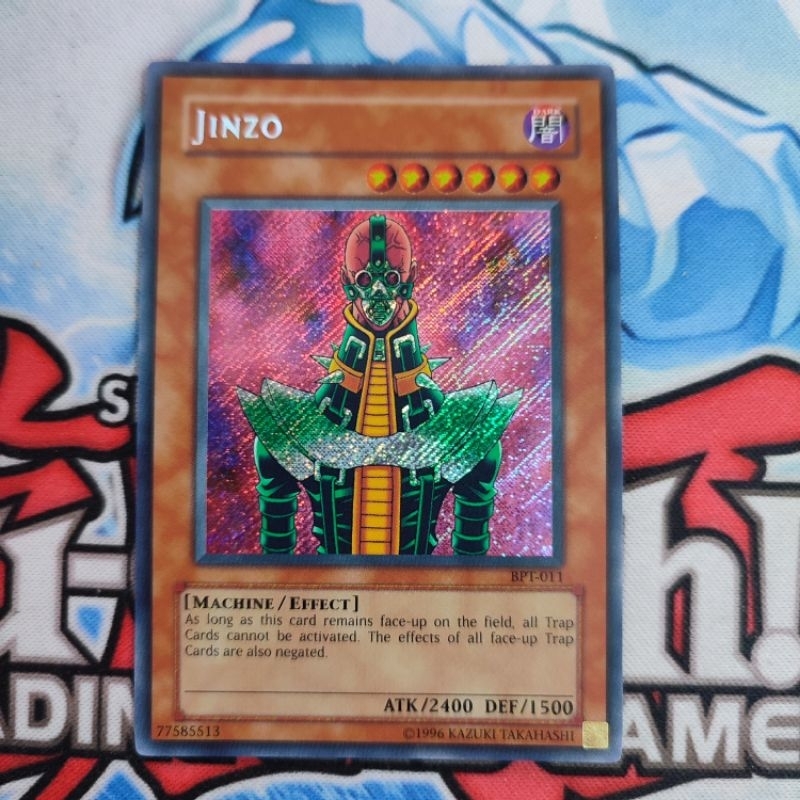 YuGiOh Jinzo Secret Rare CA-00 – Japanese Initial Release, 1st Edition, Holo