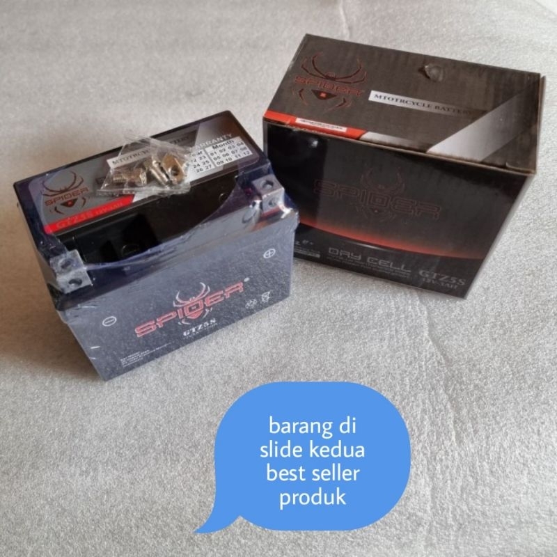 Jual Aki kering Baterei batrei batre F4 japan standars Spider shoryuken