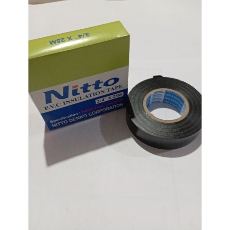 Jual NITTO ISOLASI LISTRIK / PVC INSULATION TAPE | Shopee Indonesia