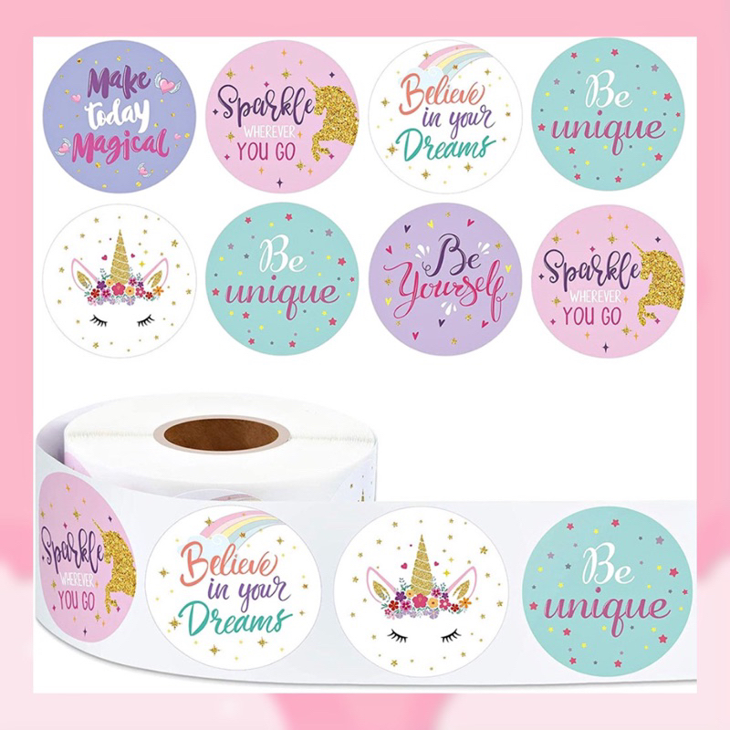 Jual [ BUKAN 1 ROLL!!!! ] Sticker Pujian / Sticker Penyemangat / Stiker ...